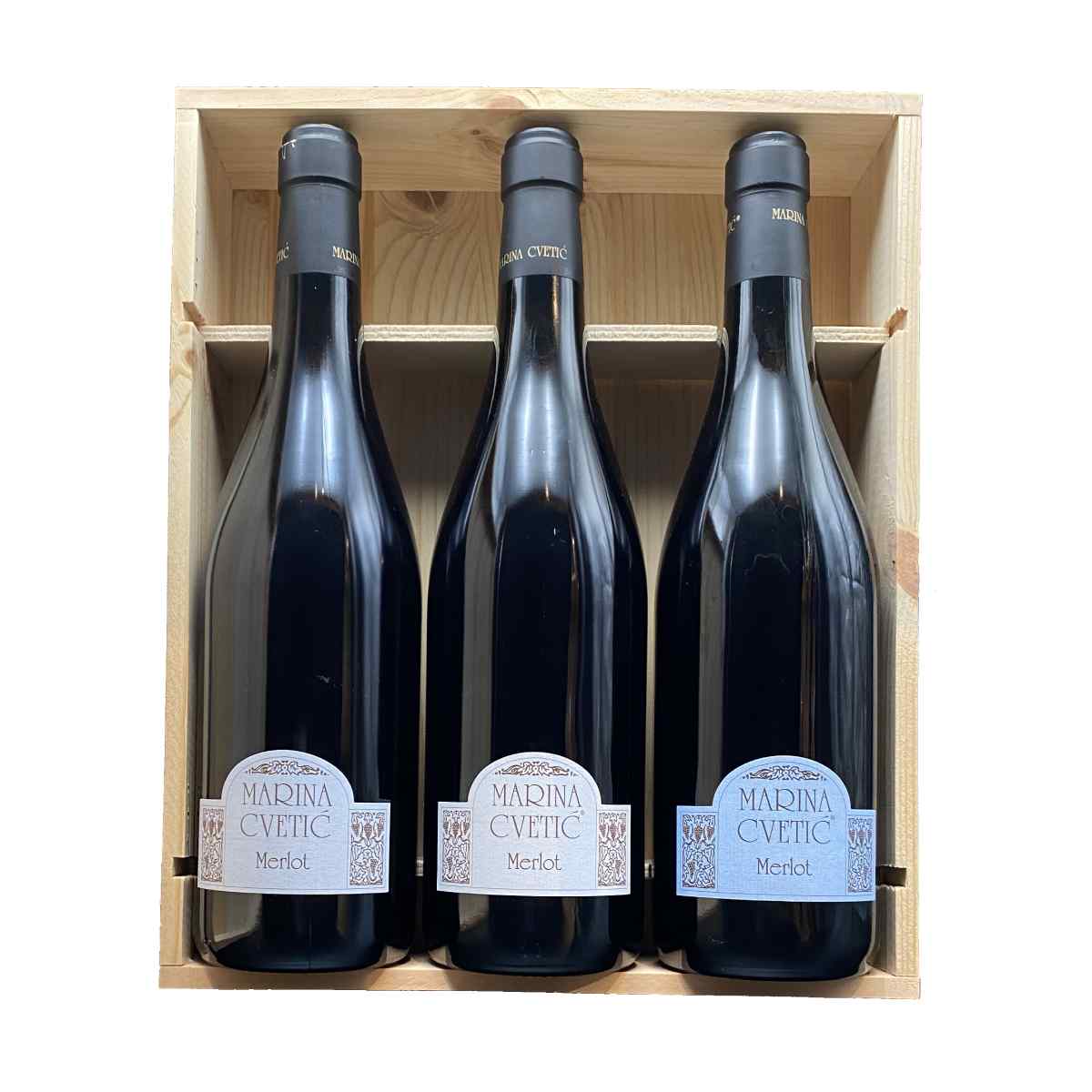 Masciarelli - Marina Cvetić Merlot 13/14/15 Drvena Kutija Masciarelli - Marina Cvetić Merlot 13/14/15 Drvena Kutija
