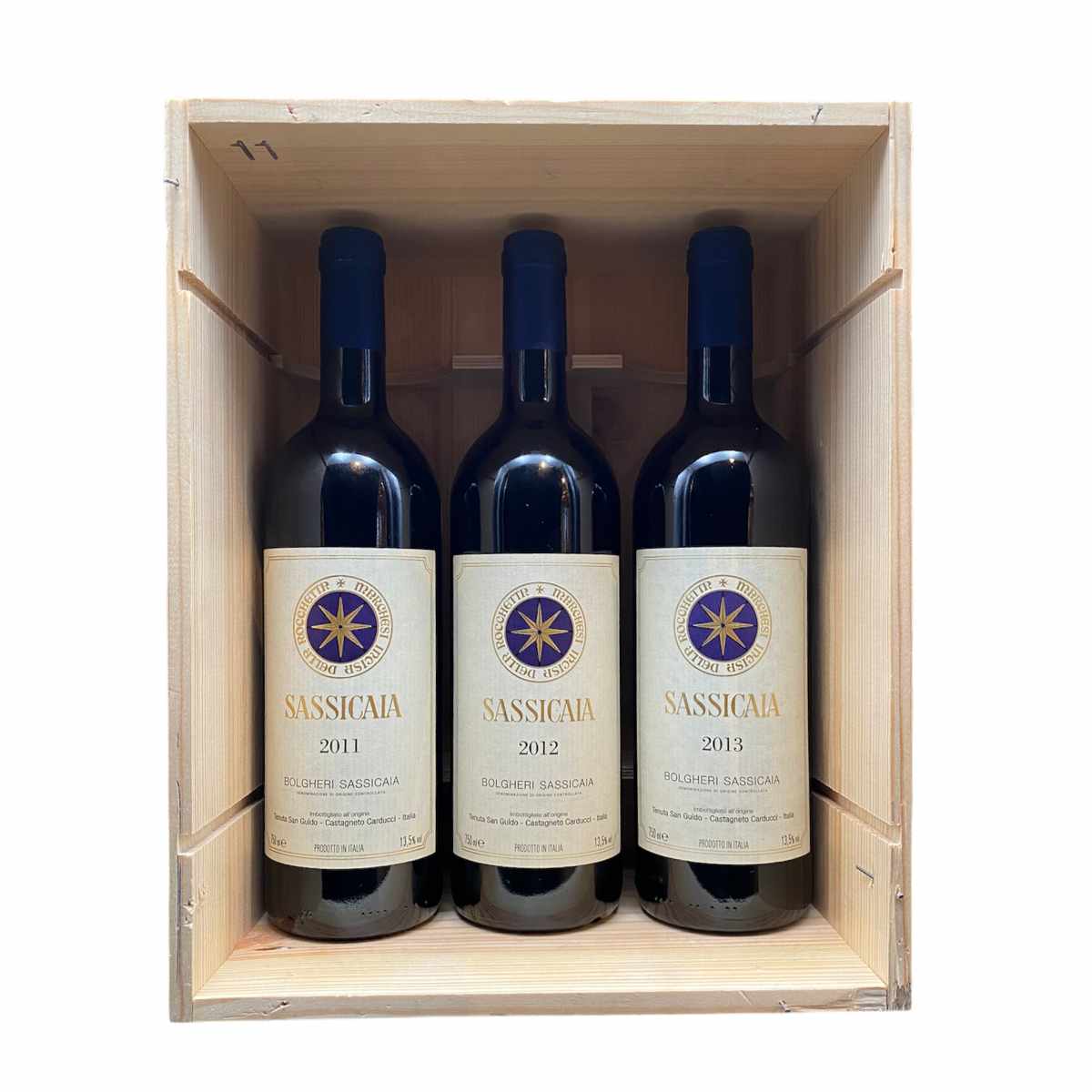Tenuta San Guido - Sassicaia 11/12/13 Drvena Kutija