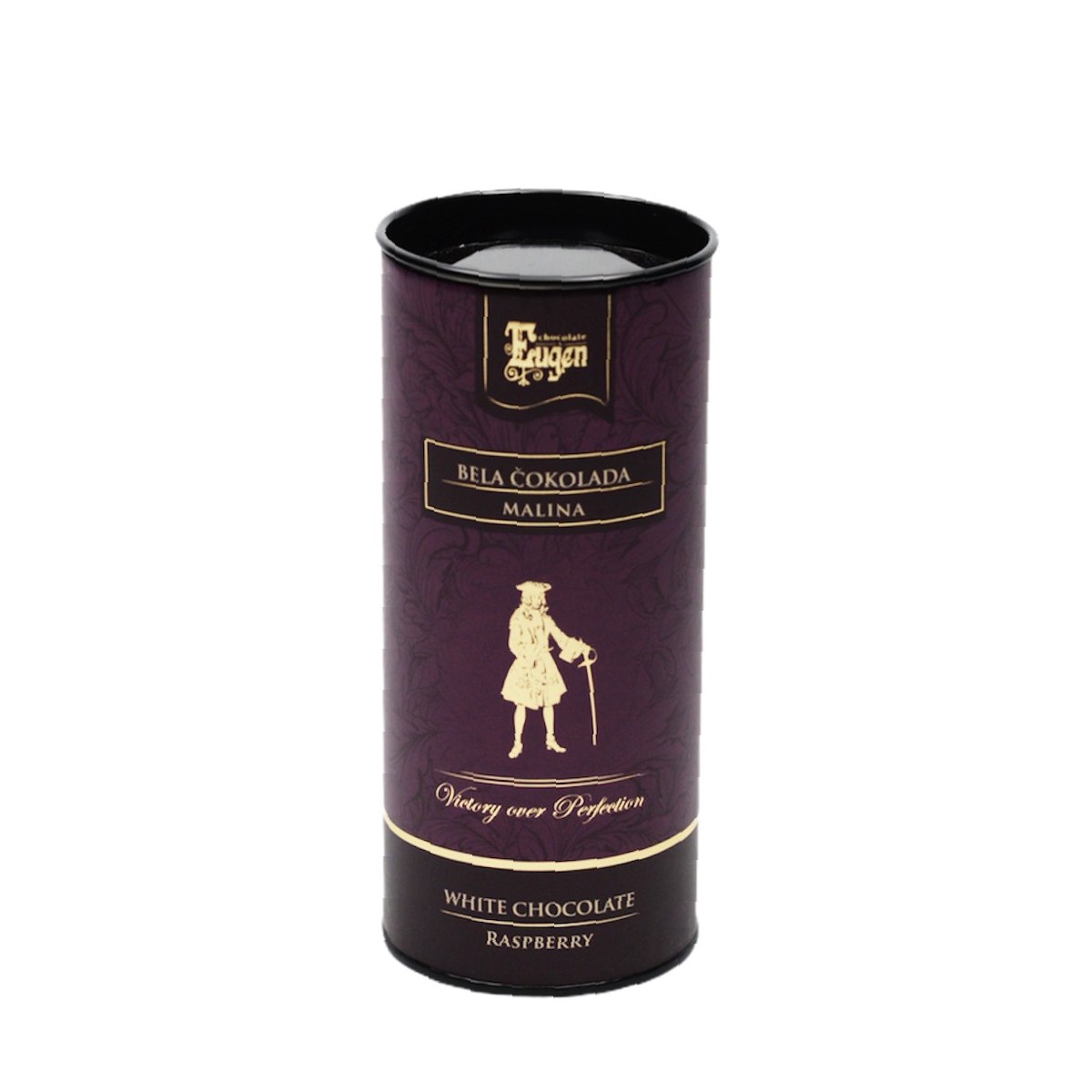 Eugen - Mini Choco Tube - Bela Čokolada Malina Eugen - Mini Choco Tube - Bela Čokolada Malina